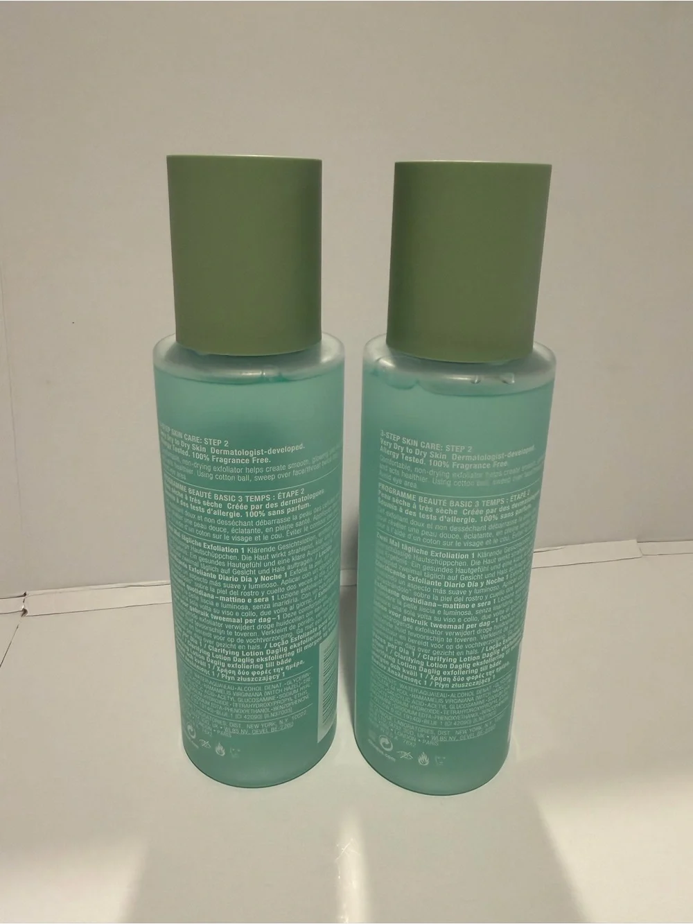 2 x Clinique Clarifying Lotion #1 for Dry to Very Dry Skin 6.7OZ/200ML NEW NWOB